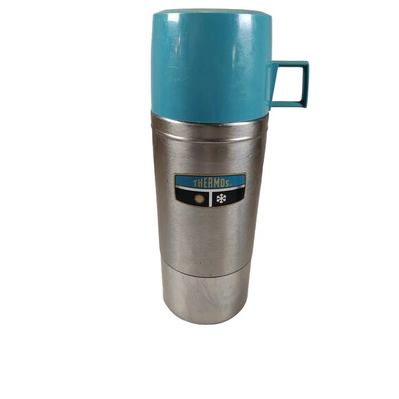 Vintage Thermos King-Seeley Stainless Steel Model 2464S Pint Size Stopper 764 - Picture 1 of 14
